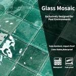9 Sheets Glass Mosaic Tiles for Shower & Pool