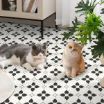 Waterproof Peel and Stick Vinyl Floor Tiles 20PCS