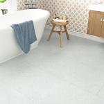 Grey Marble Peel and Stick Vinyl Floor Tiles