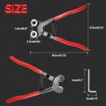 Heavy Duty Glass Tile Nippers with Soft Grip