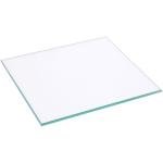 Plymor 4" Square Clear Glass Shower Tiles, 12-Pack