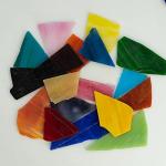 Colorful Stained Glass Mosaic Tiles for DIY Crafts
