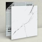 40-Pack Peel & Stick White Vein Marble Tiles