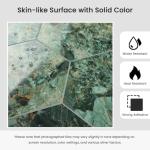 Hexagon Peel and Stick Faux Marble Wall Tile