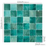 9 Sheets Glass Mosaic Tiles for Shower & Pool