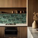 Hexagon Peel and Stick Faux Marble Wall Tile