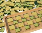 Golden Mirror Mosaic Glass Tiles for Crafts