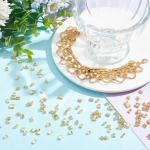 NBEADS 240-Pc Golden Plated Glass Beads Set