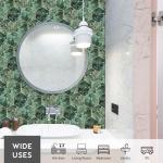 Hexagon Peel and Stick Faux Marble Wall Tile