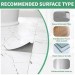 40-Pack Peel & Stick White Vein Marble Tiles