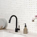 Bianco Dolomite Crema Dotty Polished Marble Tile