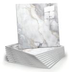 22pcs Waterproof Marble Peel and Stick Tiles