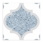 Blue Terrazzo Peel & Stick Vinyl Floor Tiles 20 Pack