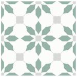 Peel and Stick Aqua Blue Vinyl Floor Tiles