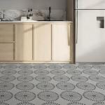 Peel and Stick Gray Stone Vinyl Tile 9"x9