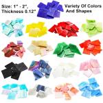 Irregular Stained Glass Mosaic Tiles for Crafts