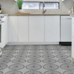 Peel and Stick Gray Stone Vinyl Tile 9"x9