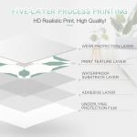 Peel and Stick Aqua Blue Vinyl Floor Tiles