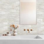 Glossy Wooden Marble Peel and Stick Tile Set