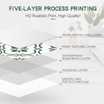 Peel and Stick Vinyl Shower Floor Tiles - Green