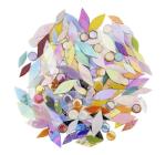 Lanyani Iridescent Petal Mosaic Tiles - 150 Pieces