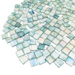 Ice Jade Mosaic Tiles - 250 Iridescent Squares