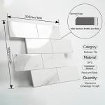 COLAMO Self Adhesive Faux Stone Tile Sheets