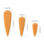 Petal Mosaic Tiles for Crafts - Orange 100g