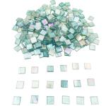 Ice Jade Mosaic Tiles - 250 Iridescent Squares