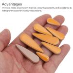 Petal Mosaic Tiles for Crafts - Orange 100g