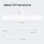 Dancemoon Silicone Shower Squeegee with Hook