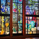 PALJOLLY 9 Pack Colored Stained Glass Sheets