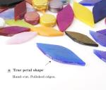 Lanyani Iridescent Petal Mosaic Tiles - 150 Pieces