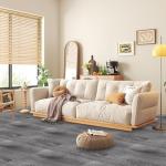 Vinyl Peel and Stick Floor Tiles - Wood Grey