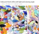Lanyani Iridescent Petal Mosaic Tiles - 150 Pieces