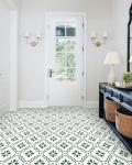Peel and Stick Vinyl Shower Floor Tiles - Green