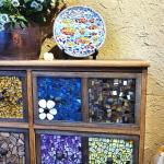 Ice Jade Mosaic Tiles - 250 Iridescent Squares