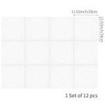 Frosted Glass Shower Floor Tile Set - 12 Pack