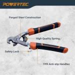 Powertec Parrot Head Tile Nippers - Heavy Duty
