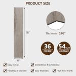 Peel and Stick Luxury Vinyl Floor Tiles, Teak