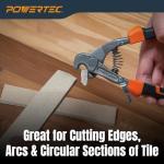 Powertec Parrot Head Tile Nippers - Heavy Duty