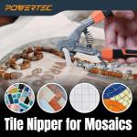 Powertec Parrot Head Tile Nippers - Heavy Duty