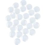 27pcs Clear Glass Dome Cabochon Tiles for DIY