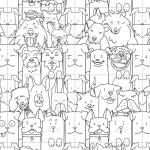 Merola Oh My Dog Porcelain Shower Tile 9.75