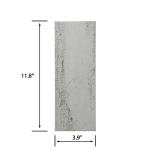 Glossy Alpine Stone Composite Peel and Stick Tiles