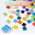 1100 Pcs Colorful Glass Mosaic Tiles for Crafts