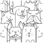 Merola Oh My Dog Porcelain Shower Tile 9.75