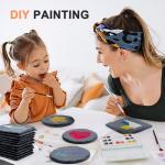 Black Slate Coaster Set - 24 Piece Bulk Pack