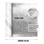 Matte Grey White Marble Peel and Stick Tiles