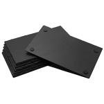 Black Slate Shower Floor Tiles - Set of 6